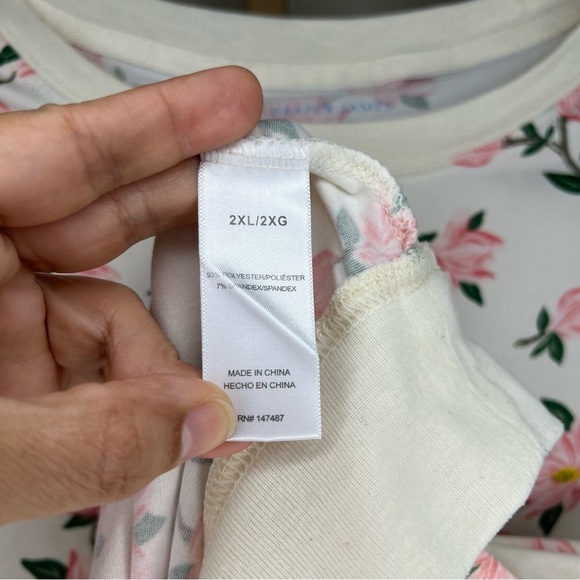 Draper James women's Natalie Sweatshirt & Short Set pajama Loungewear set XXL - Picture 4 of 8